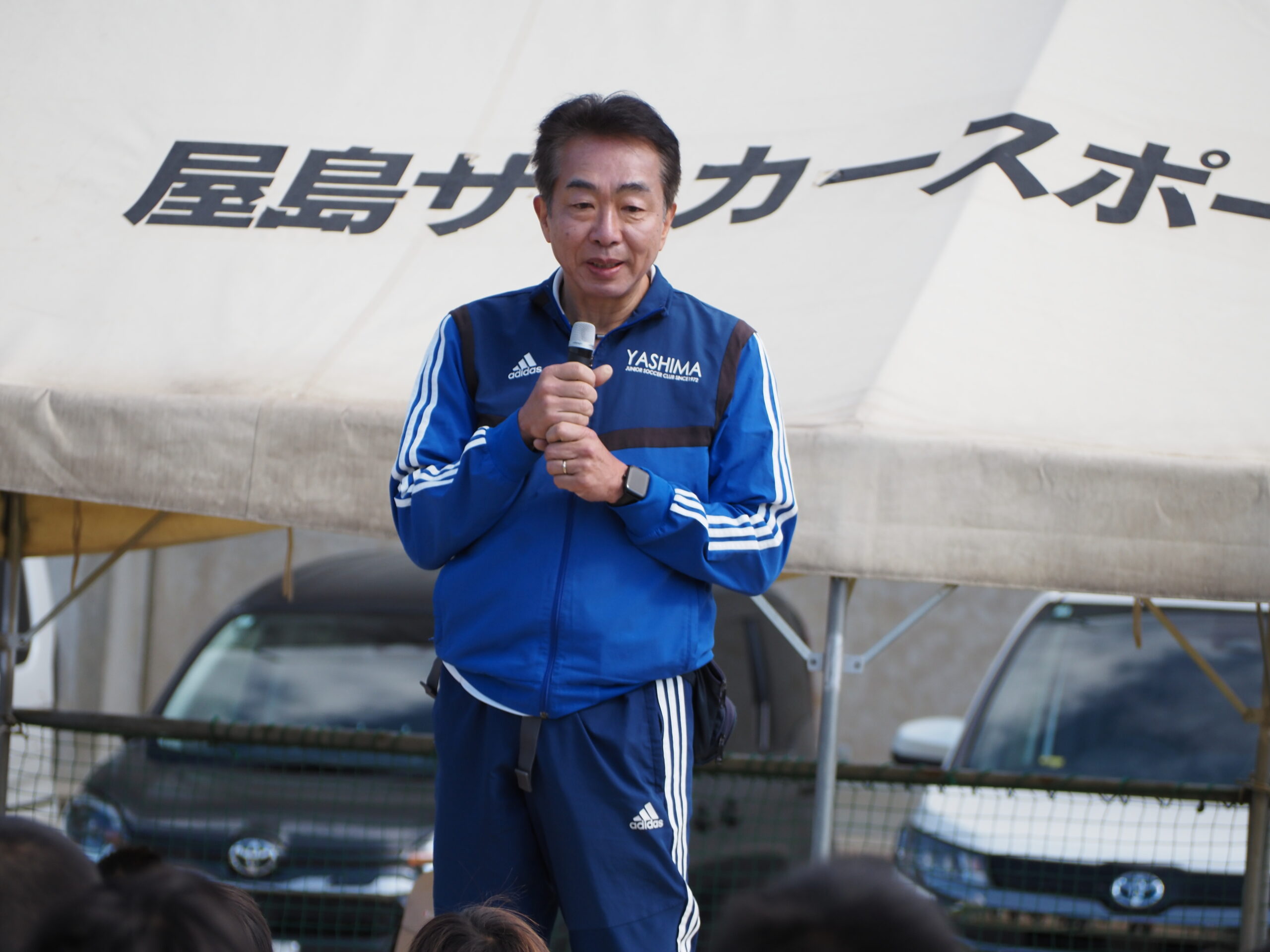 屋島サッカースポーツ少年団の入団式に参加しました！